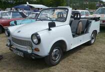 =Trabant, steht auf dem Austellungsgelände beim Oldtimertreffen in Ostheim, 07-2019