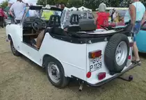 =Trabant, steht auf dem Austellungsgelände beim Oldtimertreffen in Ostheim, 07-2019