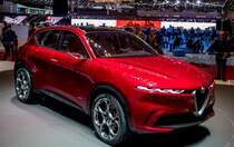 Alfa-Romeo Tonale, Studie der neuen Alfa Kompakt SUV.Foto: Autosalon Genf, 2019.