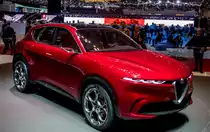 Alfa-Romeo Tonale, Studie der neuen Alfa Kompakt SUV.Foto: Autosalon Genf, 2019.
