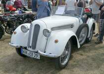 =BMW Dixi DA 2, Bj. 1929, 743 ccm, 15 PS, steht auf dem Austellungsgelände beim Oldtimertreffen in Ostheim, 07-2019