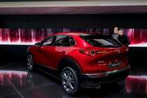 2019-er Mazda CX-30 in Soul Red. Foto: Autosalon Genf, 2019.