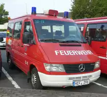 =MB Sprinter als MTW der Feuerwehr ROHRBACH steht in Hünfeld anl. der Hessischen Feuerwehrleistungsübung 2019, 09-2019