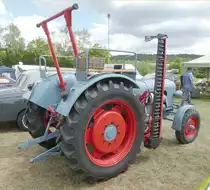 =Eicher Königstiger, steht auf dem Austellungsgelände beim Oldtimertreffen in Ostheim, 07-2019