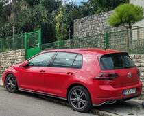VW Golf VII GTI. Foto: Pécs, Ungarn, September, 2019.