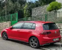 VW Golf VII GTI. Foto: Pécs, Ungarn, September, 2019.