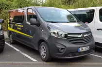 =Opel Vivaro der Kinder-und Jugendfeuerwehr SONTRA steht in Hünfeld anl. der Hessischen Feuerwehrleistungsübung 2019, 09-2019