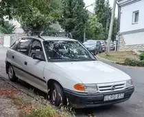 Opel Astra F, gesehen in September 2019 (Pécs - HU).