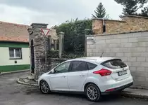 Ford Focus Mk3 Rückansicht, gesehen in September 2019 (Pécs - HU).
