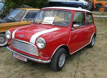 =Mini sucht einen neuen Besitzer beim Oldtimertreffen in Ostheim, 07-2019