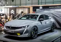 Peugeot 508 Hybrid. Foto: Autosalon Genf, 2019.