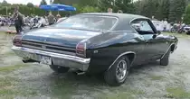=Chevrolet Chevelle 396 SS steht auf dem Austellungsgelände beim Oldtimertreffen in Ostheim, 07-2019