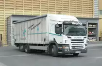 =Scania P 280 vom Getränkehändler HEURICH steht im August 2019 in Hünfeld