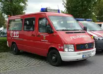 =VW LT TDI der Feuerwehr DORHEIM steht in Hünfeld anl. der Hessischen Feuerwehrleistungsübung 2019, 09-2019