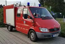 =MB Sprinter als TSF der Feuerwehr HÜNFELD steht in Hünfeld anl. der Hessischen Feuerwehrleistungsübung 2019, 09-2019