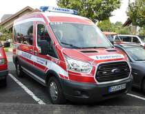 =Ford Transit als MTW der Feuerwehr HUNGEN steht in Hünfeld anl. der Hessischen Feuerwehrleistungsübung 2019, 09-2019