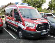 =Ford Transit als MTW der Feuerwehr HUNGEN steht in Hünfeld anl. der Hessischen Feuerwehrleistungsübung 2019, 09-2019