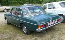 =MB 220 steht auf dem Austellungsgelände beim Oldtimertreffen in Ostheim, 07-2019