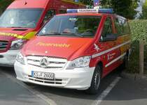 =MB Vito als MTW der Feuerwehr FULDABRÜCK steht in Hünfeld anl. der Hessischen Feuerwehrleistungsübung 2019, 09-2019