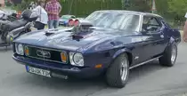 =Ford Mustang, unterwegs zum Austellungsgelände beim Oldtimertreffen in Ostheim, 07-2019
