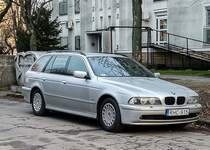 BMW 5 Touring (e39), gesehen in Pécs (Ungarn), Januar, 2020