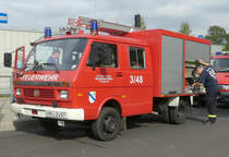 =VW LT 50 als TSF W der Feuerwehr KÖRLE-WAGENFURTH steht in Hünfeld anl. der Hessischen Feuerwehrleistungsübung 2019, 09-2019