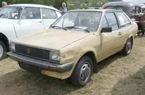 =VW Derby steht auf dem Austellungsgelände beim Oldtimertreffen in Ostheim, 07-2019