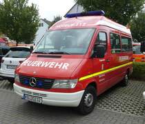 =MB Sprinter als MTW der Feuerwehr BAD AROLSEN - WETTERBURG steht in Hünfeld anl. der Hessischen Feuerwehrleistungsübung 2019, 09-2019