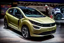 Tata Altroz, ausgestellt auf dem Autosalon Genf, 2019.