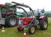 =Schlüter Super 400, Bj. 1968, 42 PS, ausgestellt beim Köhlerfest in Bad Orb im Juni 2019