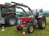 =Schlüter Super 400, Bj. 1968, 42 PS, ausgestellt beim Köhlerfest in Bad Orb im Juni 2019