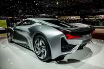 Rückansicht: Arcfox GT, gesehen auf dem Autosalon genf, 2019.