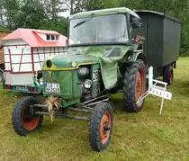 =Deutz steht beim Köhlerfest in Bad Orb im Juni 2019