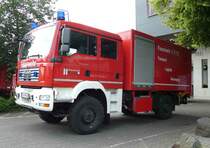 =MAN TGM als Gerätewagen Logistik der Feuerwehr HÜNFELD ausgestellt beim Tag der offenen Tür im Juni 2019