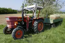 FIAT-Ackerschlepper mit Anhänger, April 2020
