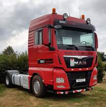 =MAN TGX 18.440 steht beim Schlüter-Treffen am Kirchheimer See, 09-2019
