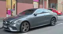 Mercedes-Benz E-Klasse Coupé (C213). Foto: Januar, 2020, Pécs, Ungarn.