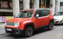 Jeep Renegade. Foto: Januar, 2020, Pécs, Ungarn.