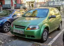 Daewoo Kalos in Pécs, Ungarn (Oktober, 2019).