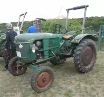 =Deutz D 15, steht beim Schlüter-Treffen am Kirchheimer See, 09-2019