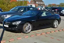 BMW 650i gesehen auf einem Parkplatz. 05.2016