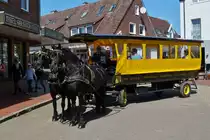 Pferdegespann auf der Insel Langeoog. 05.2016