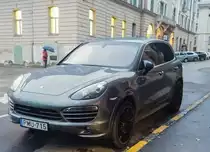 Porsche Cayenne, fotografiert in Oktober, 2019.