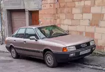 Audi 80 B3, fotografiert in Oktober, 2019.