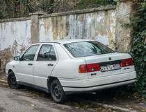 Rückansicht: Seat Toledo Mk1, fotografiert in Oktober, 2019.