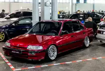 Honda Civic aus der vierten generation, anspruchsvoll getunt. Foto: AMTS, März, 2019, Budapest.