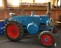 =Lanz D 3506, Bj. 1950, 20 PS, steht bei der Bulldog-Messe in Alsfeld zum Verkauf, 10-2019