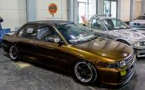 Mitsubishi Lancer Tuning, fotografiert in März, 2019 auf der Automobil und Tuning Show.