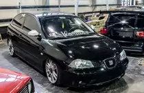 Seat ibiza Mk3 tuning, fotografiert in März, 2019 auf der Automobil und Tuning Show.