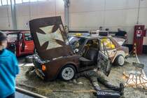 Skoda 120 in Rat Style getunt. Foto AMTS, 03.2019, Budapest.